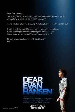 Filme Querido Evan Hansen Torrent